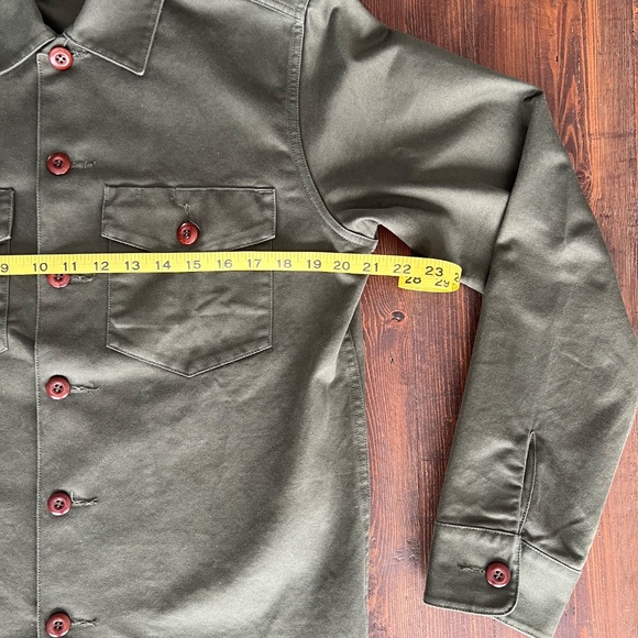 Buck Mason Alpha Military Shirt Jacket Size:Small Japanese Cotton - Picture 9 of 11